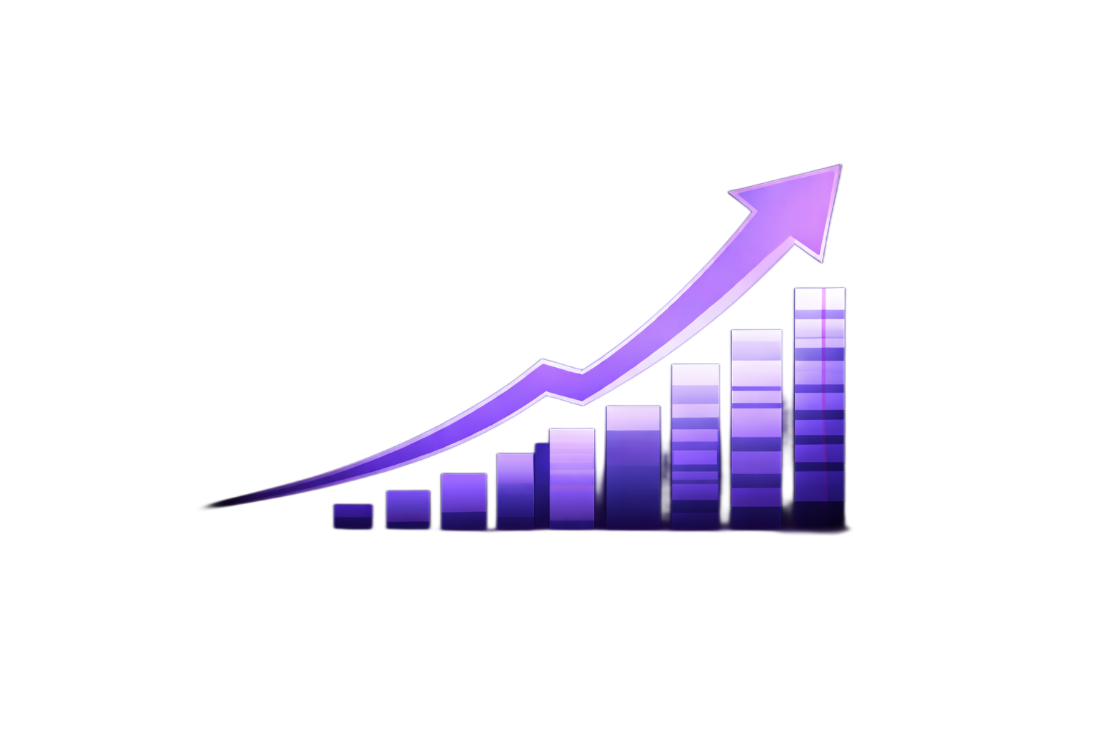 Category growth visualization